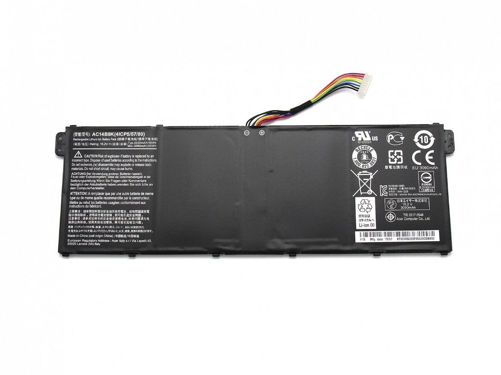 Batería para AC14B8K Acer Aspire E5-731G E5-711 V3-371 V5-122P 132P KT.0040G(compatible)