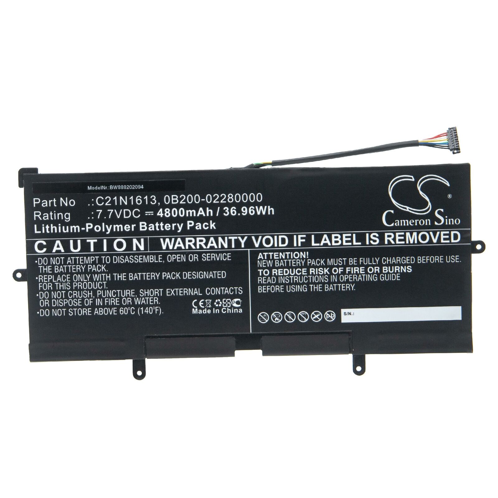 Batería para C21N1613 Asus Chromebook Flip C302CA-1A C302CA-GU005 C302SA(compatible)
