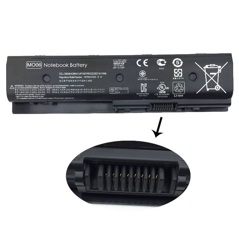 Batería para HP MO06 6-cell 57WHr 2L55AA#ABB DV6T DV7T(compatible)
