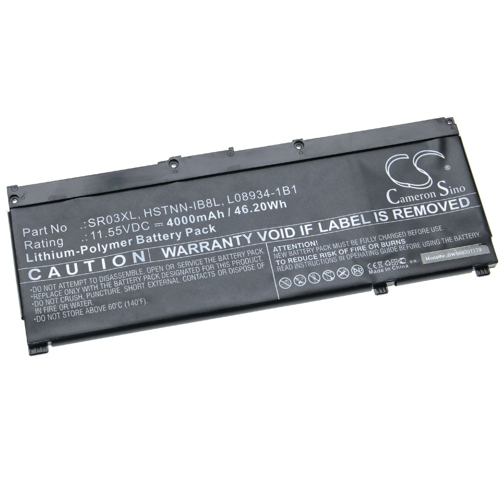 Batería para SR03XL Hp Pavilion Gaming 15-cx0000 HSTNN-DB8Q L08934-2B1(compatible)