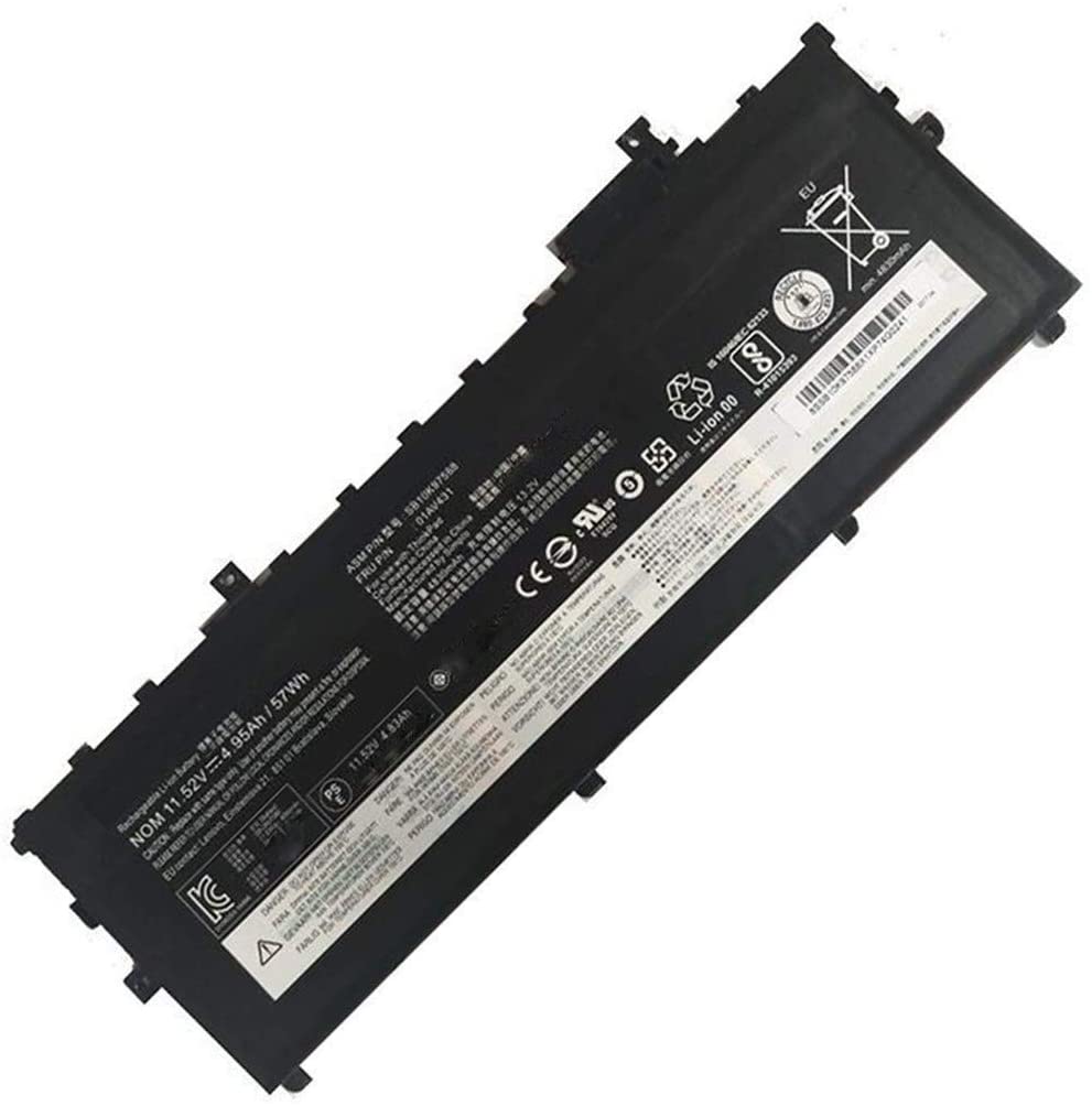 Batería para 01AV494 01AV429 SB10K97586 Lenovo ThinkPad Carbon 5th Gen/X1 Carbon(compatible)
