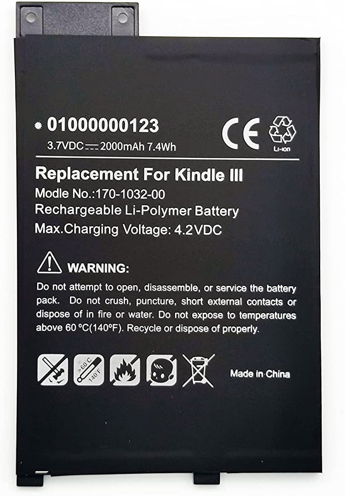 Batería S11GTSF01A 170-1032-01 Amazon Kindle III 3 3G WiFi Keyboard Graphite(compatible) - Haga un click en la imagen para cerrar