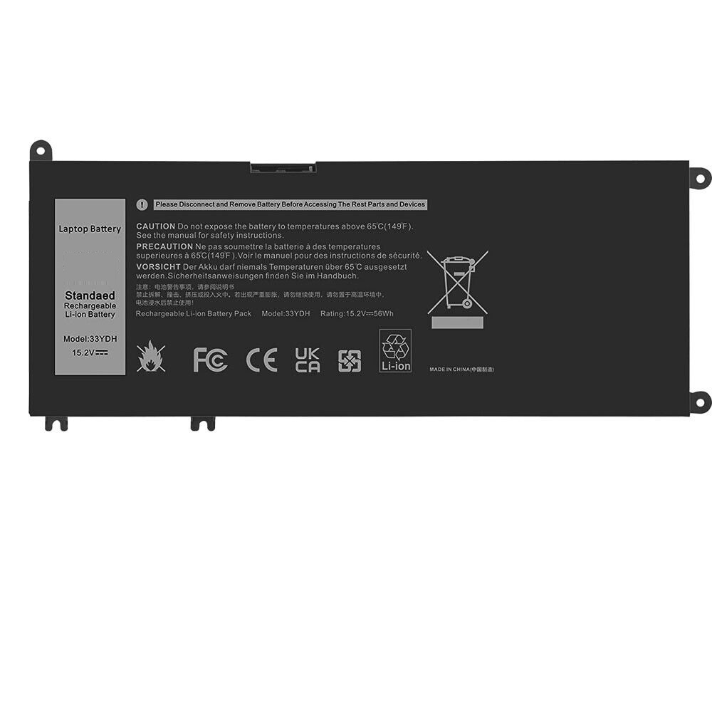 Batería para 33YDH PVHT1 P30E DELL 15 7577 17-7779 17-7778 17-7000(compatible)