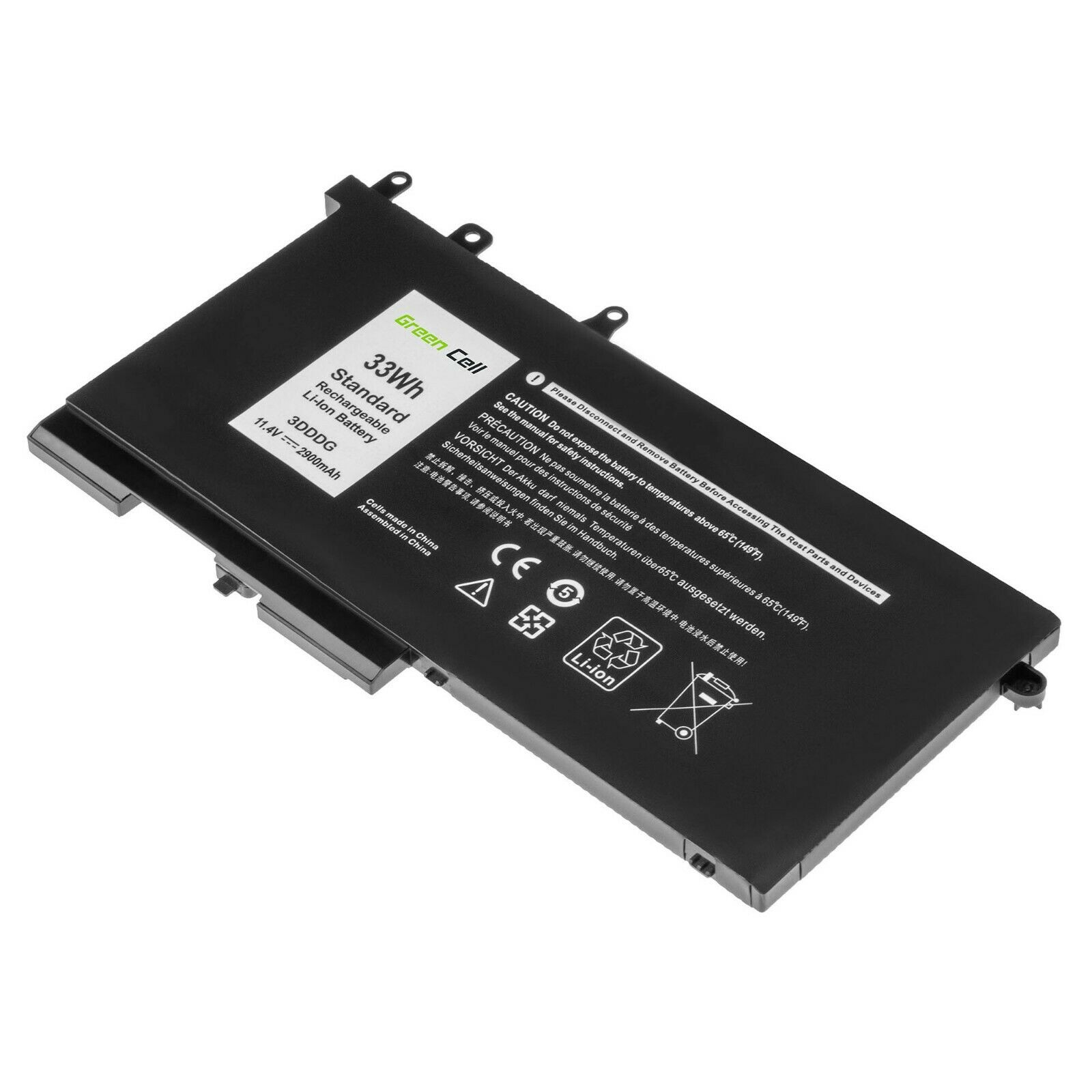 Batería para 93FTF 3DDDG 83XPC Dell Latitude 5280 5290 5480 5490 5495(compatible)