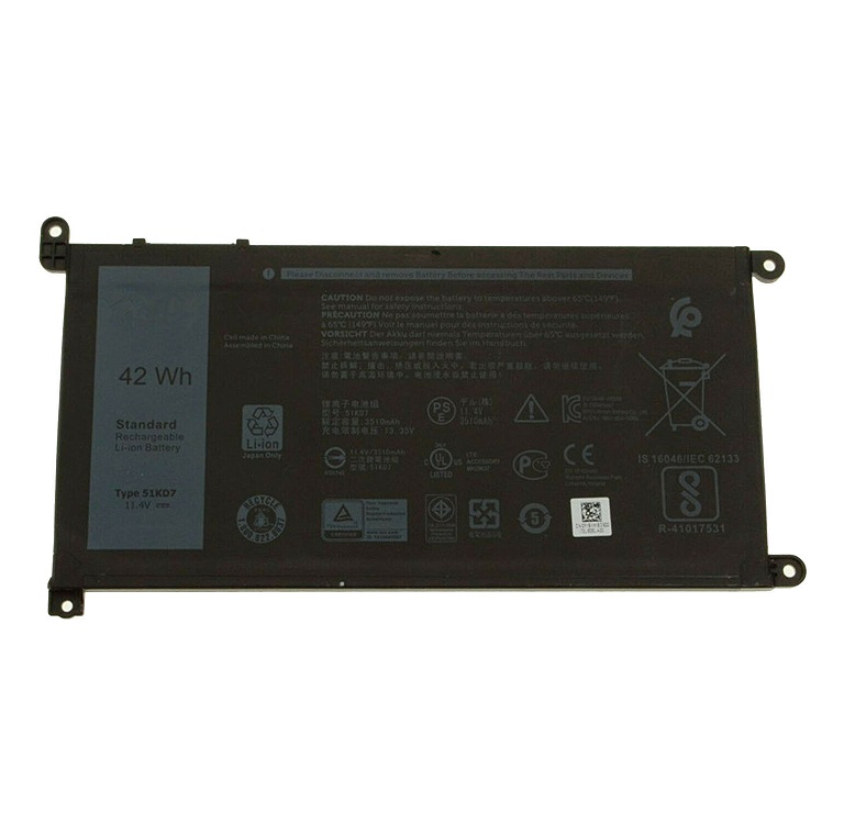 Batería para 51KD7 Dell 11 3180 3189 5190 P28T001 P28T002 3181 P26T001 2-in-1(compatible)