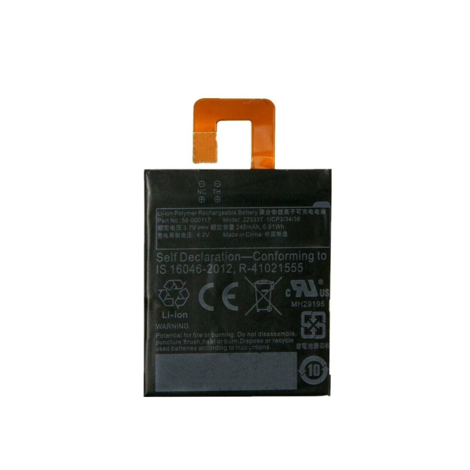 Batería 223337, k-in Oasis, KO1, Oasis 1, Oasis 2, Oasis 3, SW56RW 58-000117(compatible)