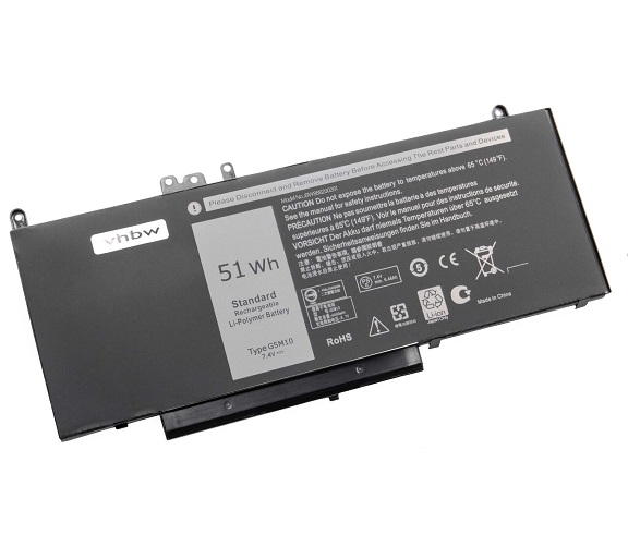 Batería para Li-Po for DELL 6MT4T, 79VRK, 8V5GX, F5WW5(compatible)