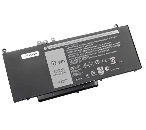 Batería para G5m10 6MT4T TXF9M DELL Latitude E5570 E5470 E5550(compatible) - Haga un click en la imagen para cerrar