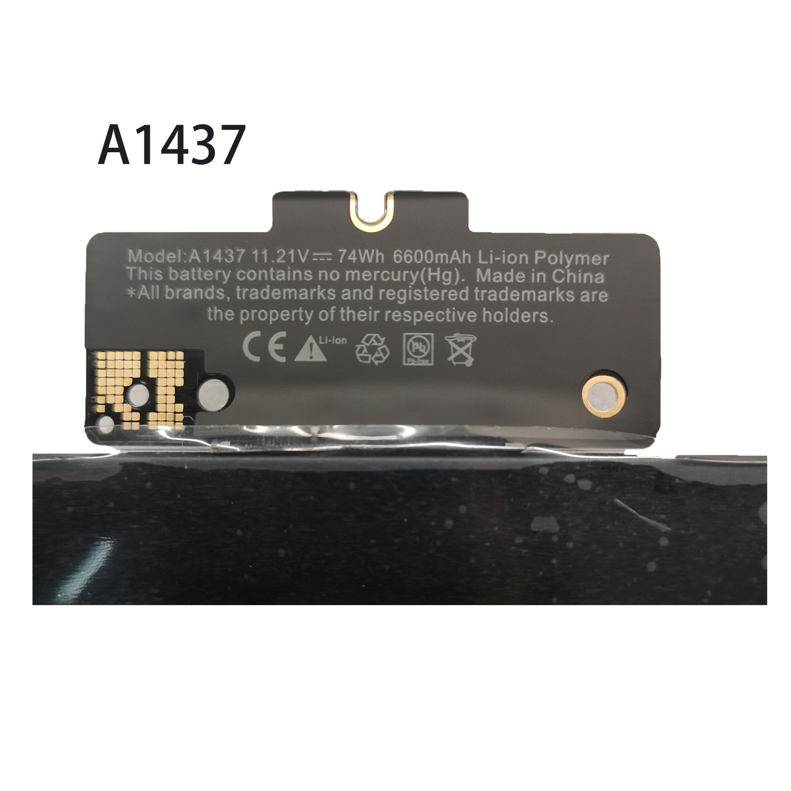 Batería para A1437 Apple A1425 (Late 2012), Retina MD101 MD101LL/A(compatible)