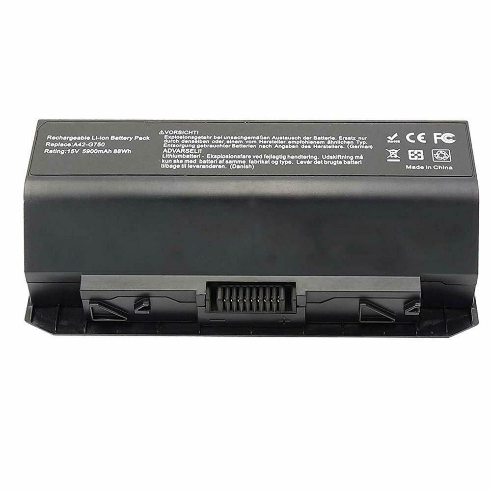 Batería para 88Wh A42-G750 ASUS ROG G750 G750J G750JH G750JM G750JX G750JZ(compatible)