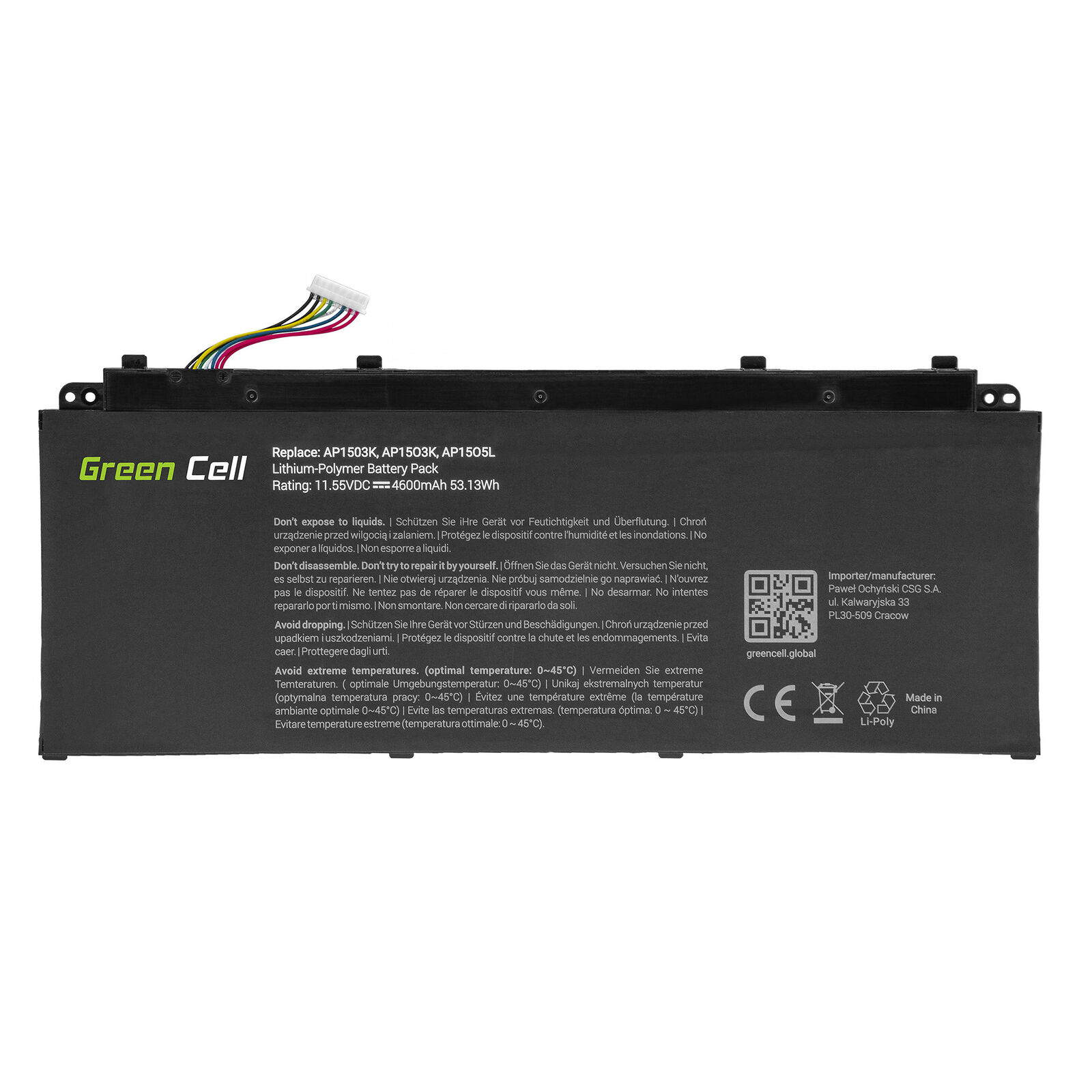 Batería para Acer Aspire S 13 Swift 1 Swift 5 Chromebook R 13 Predator Triton 700(compatible)
