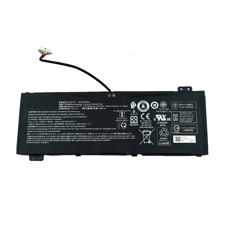 Batería para AP18E7M AP18E8M 4ICP4/69/90 Acer Nitro 7 AN715-51,Aspire 7 A715-74G(compatible) - Haga un click en la imagen para cerrar