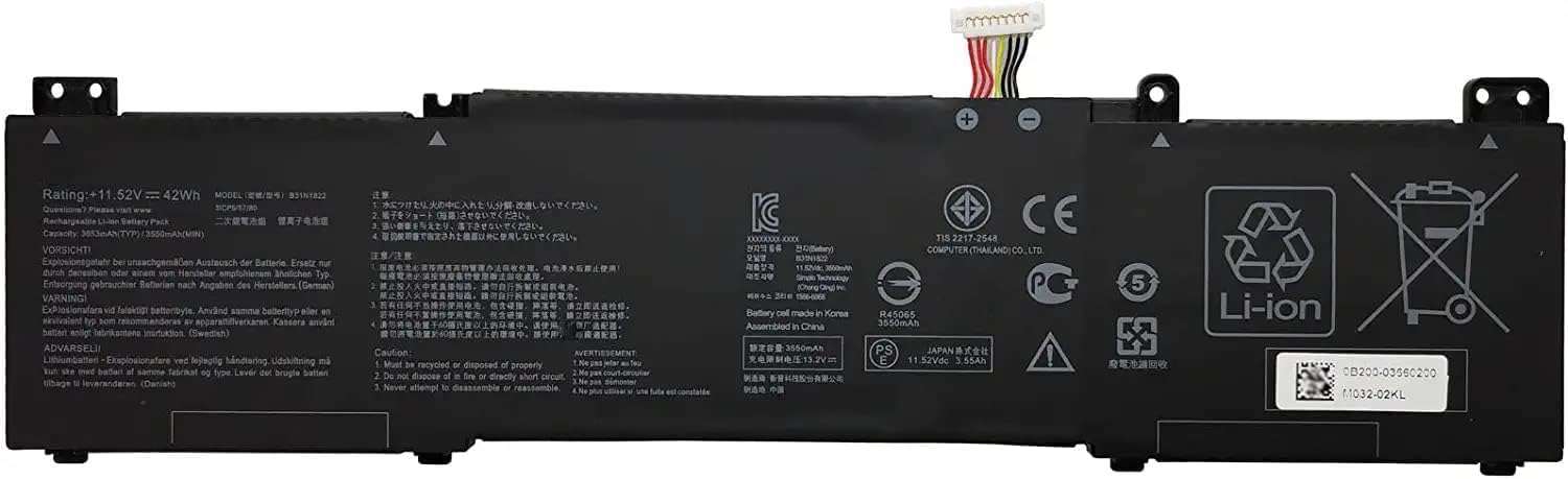 Batería para Asus ZenBook Flip 14 Q406 Q406D Q406DA Convertible Q406DA-BR5T6 UM462DA-AI046T,AI024T UM462D still A-AI071T(Compartido)