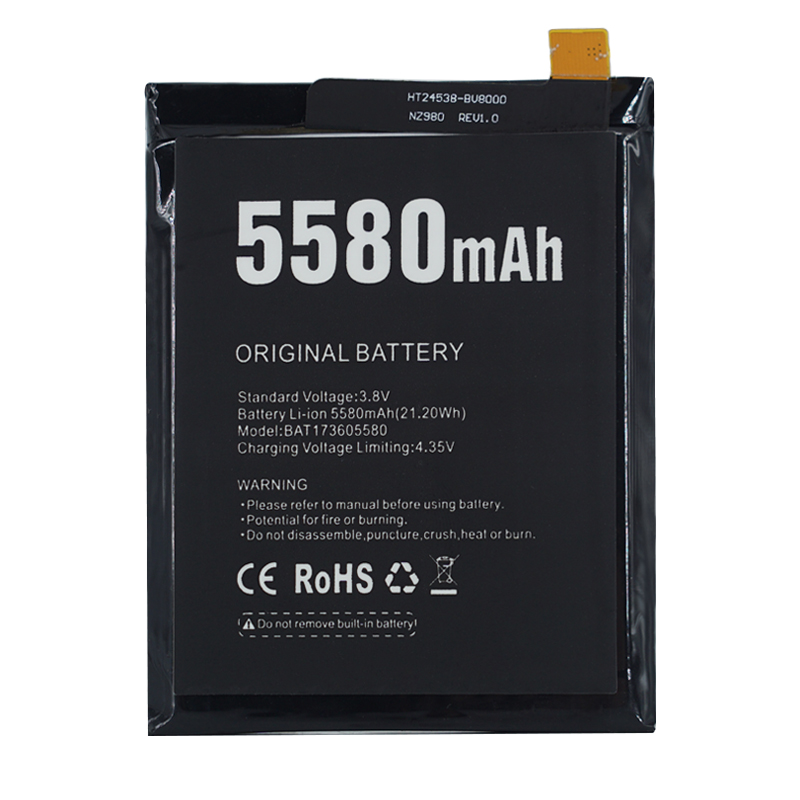 Batería DOOGEE S60, DOOGEE S60 LITE 5580mAh 3.8V(compatible) - Haga un click en la imagen para cerrar