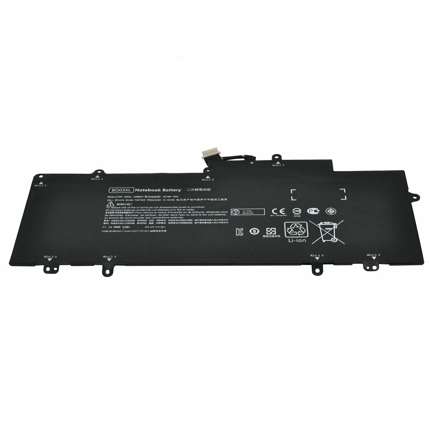 Batería para BO03XL HP Chromebook 14-X007TU 14-X008TU 14-Q070NR 14-Q001TU(compatible)