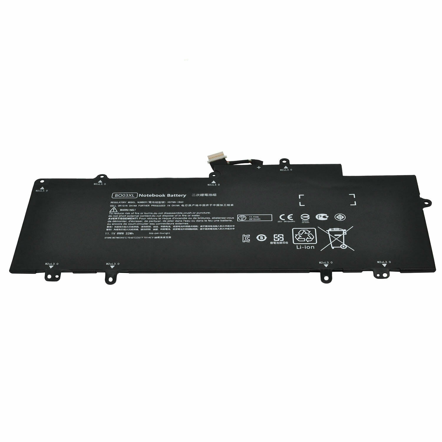 Batería para BO03XL HP Chromebook 14-X007TU 14-X008TU 14-Q070NR 14-Q001TU(compatible) - Haga un click en la imagen para cerrar