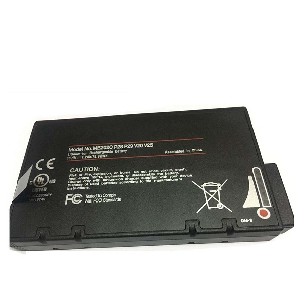 Batería para ME202C ME202A P28 P29 V20 V25 Getac M230 V200X V200 V100(compatible)