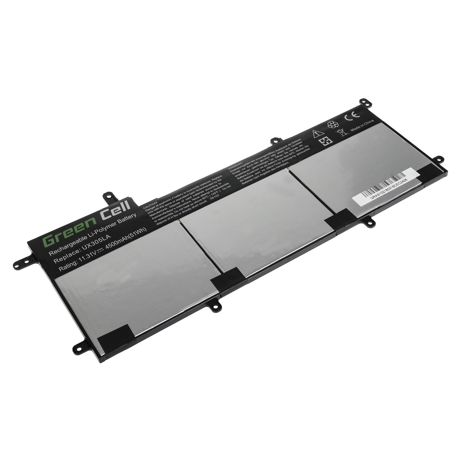 Batería para Asus Zenbook UX305L UX305LA UX305LA-FB015H 4500mAh(compatible)