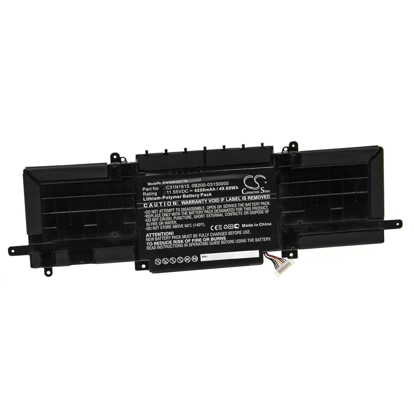 Batería para Asus 0B200-03150000, B31BIEH, C31N1815(compatible)