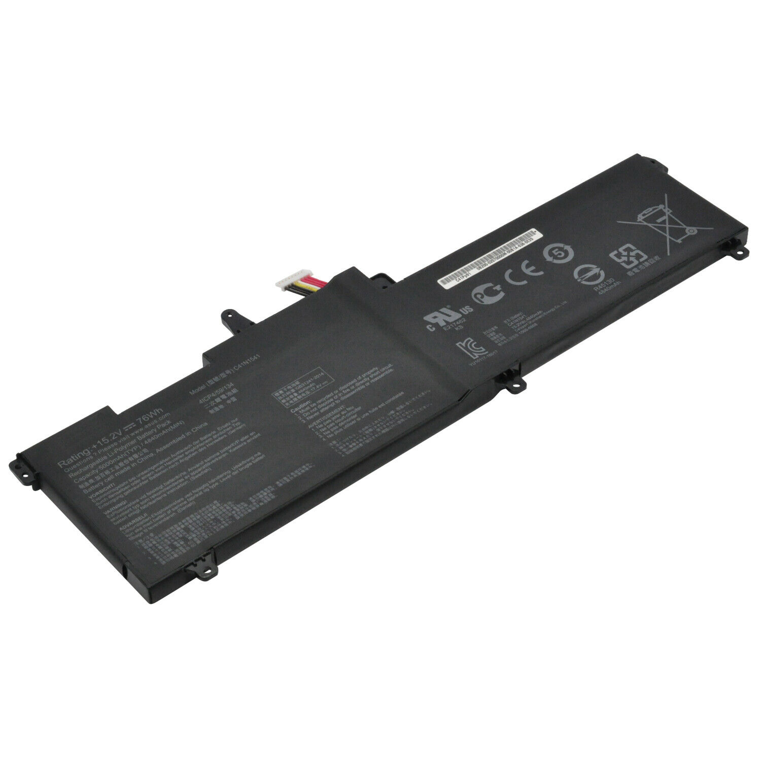 Batería para C41N1541 Asus ROG Strix GL702VS GL702VM GL702VT GL702ZC(compatible) - Haga un click en la imagen para cerrar