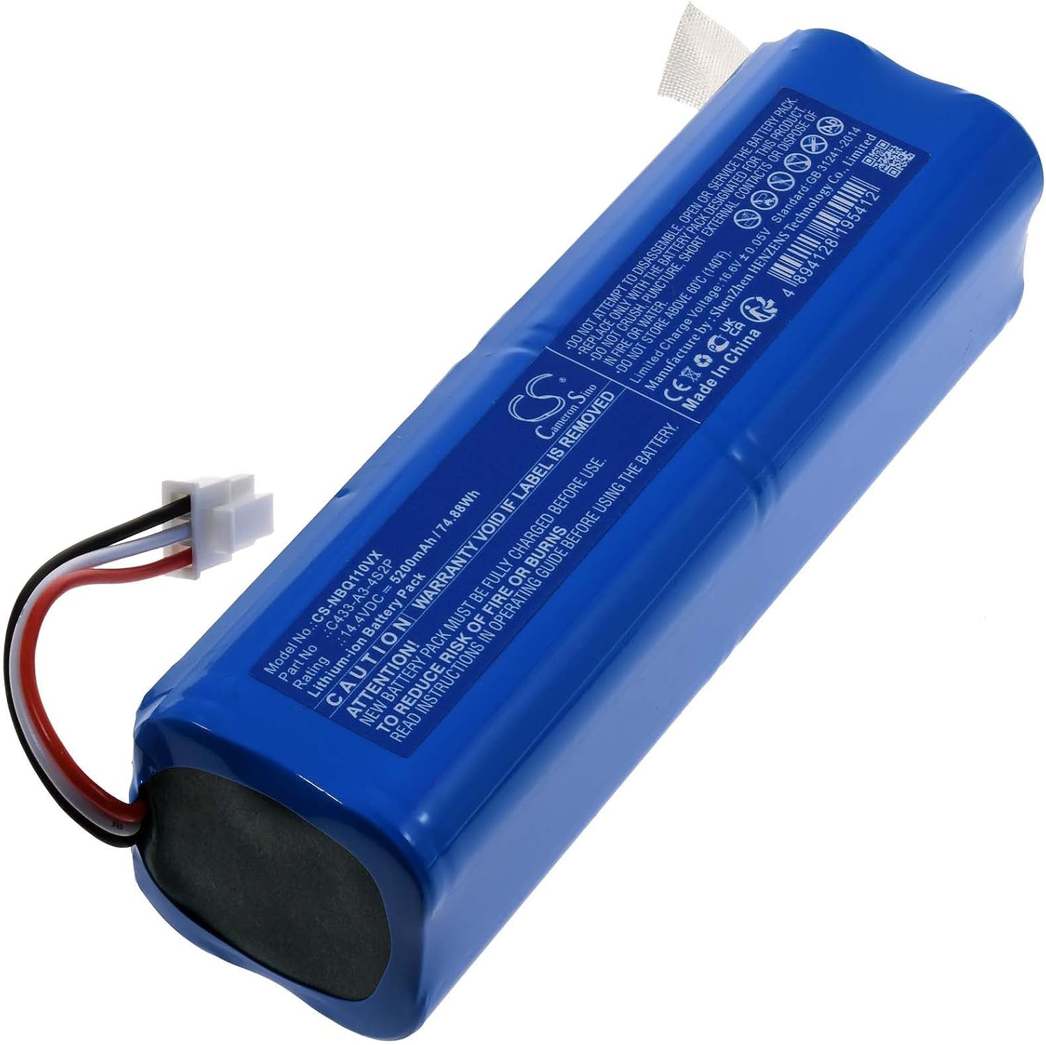 Batería ECOVACS Deebot Ozmo 900,901,902,600,610,M88 Deebot DE5G,DE33,DE35(compatible)