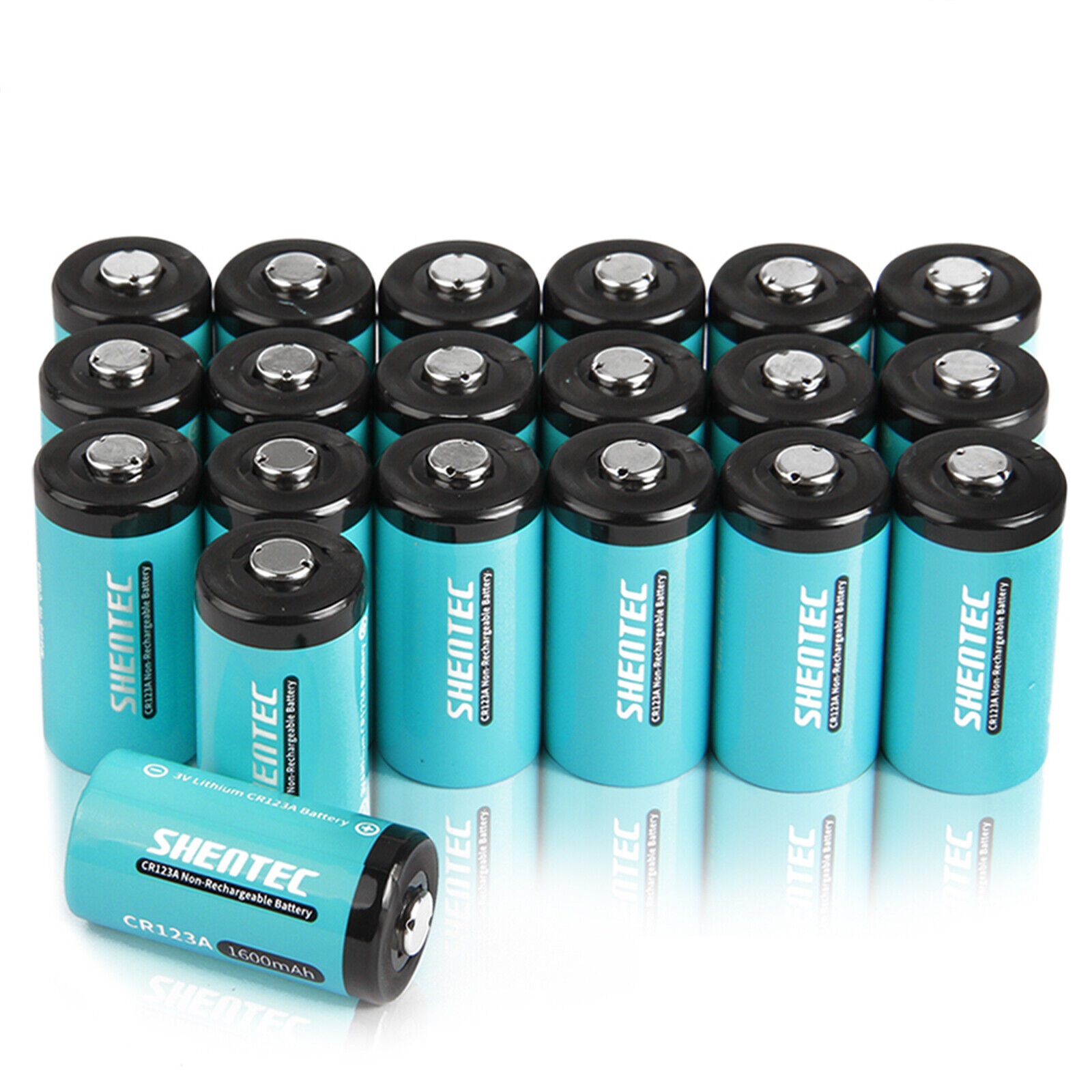 Batería 20pcs 1600mAh 3V CR123A 16340 CR123 DL123A(compatible)