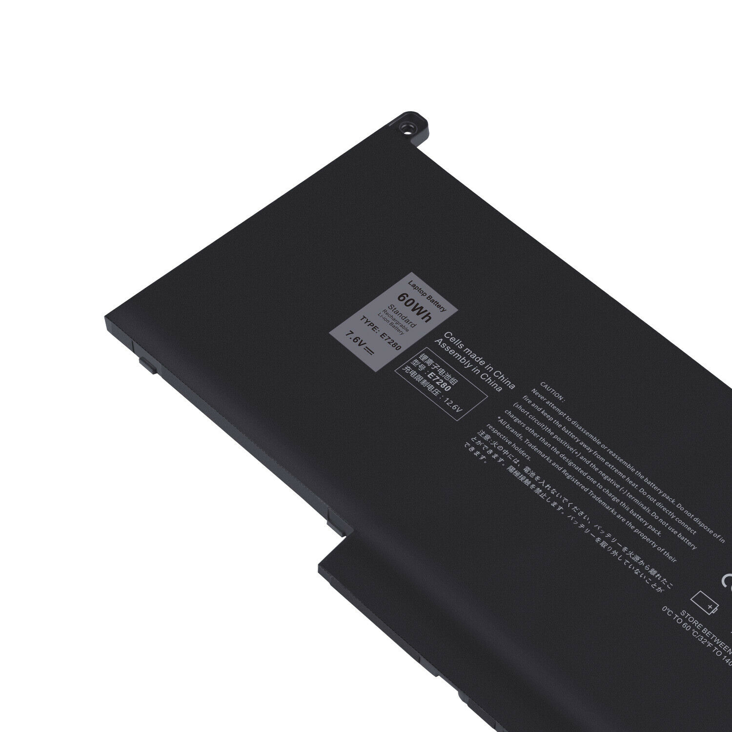 Batería para Dell Latitude 12 7000 7280 7480 DM3WC 0DM3WC 2X39G 7.6V F3YGT (compatible)