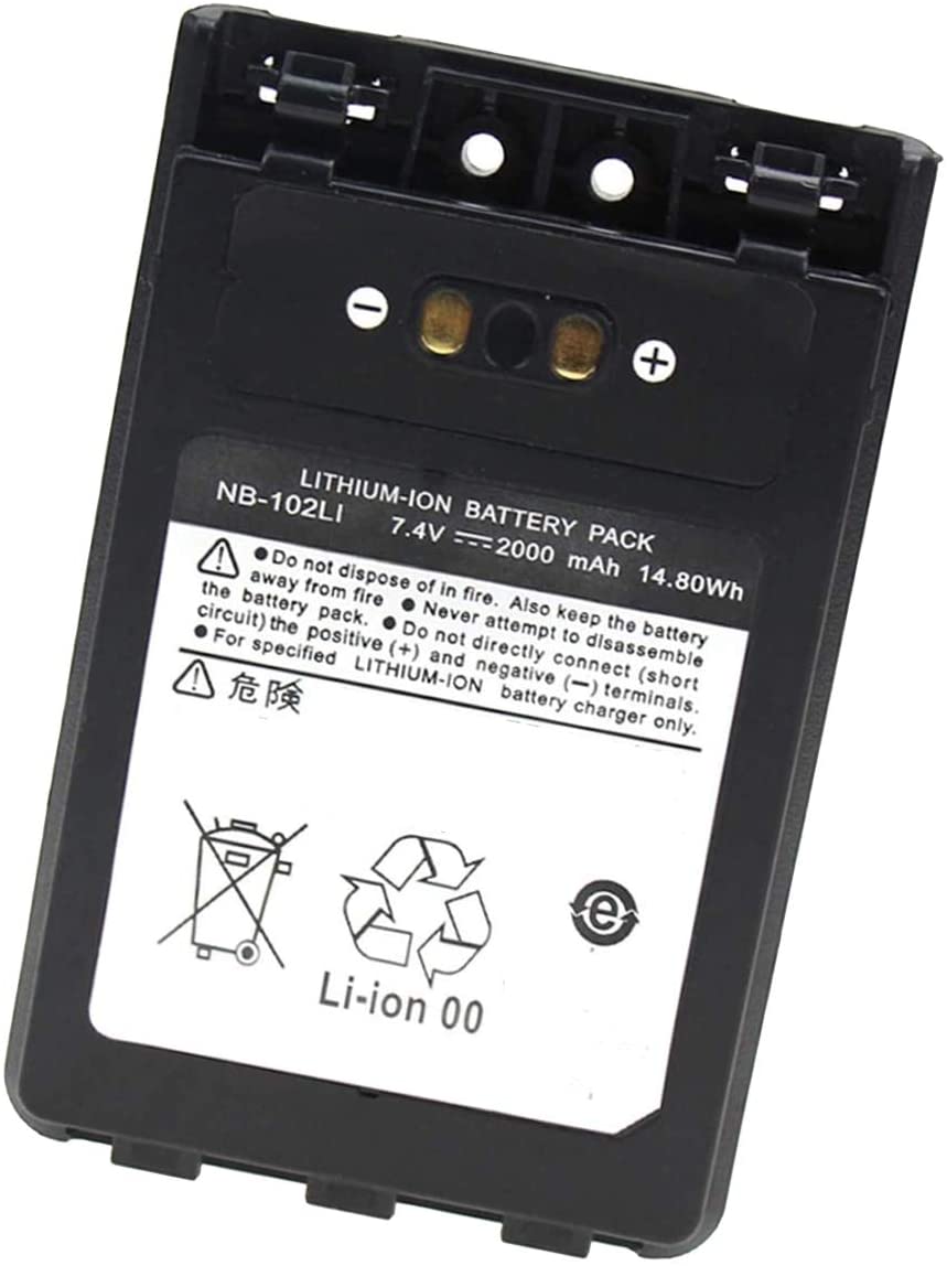 Batterie 2000mah FNB-102LI YAESU VERTEX VX-8R VX-8E VX-8DR VX-8DE Radio(compatible)