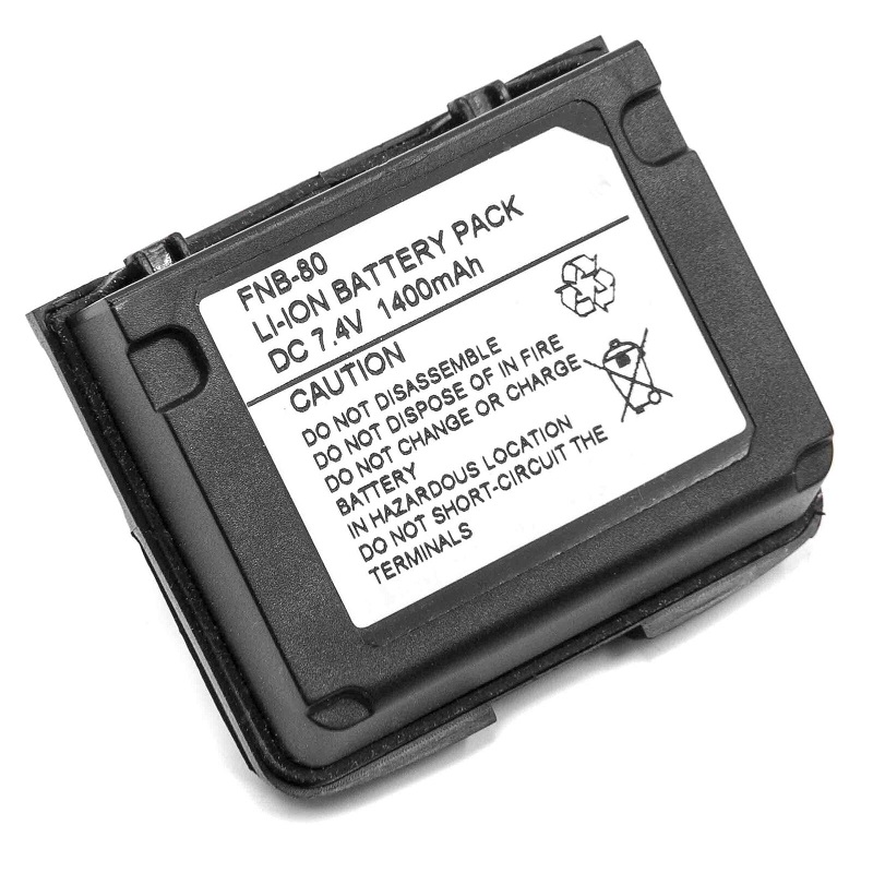 Batería Vertex Yaesu FNB-58Li, FNB-80, FNB-80Li 1400mAh 7,4V Li-Ion(compatible) - Haga un click en la imagen para cerrar