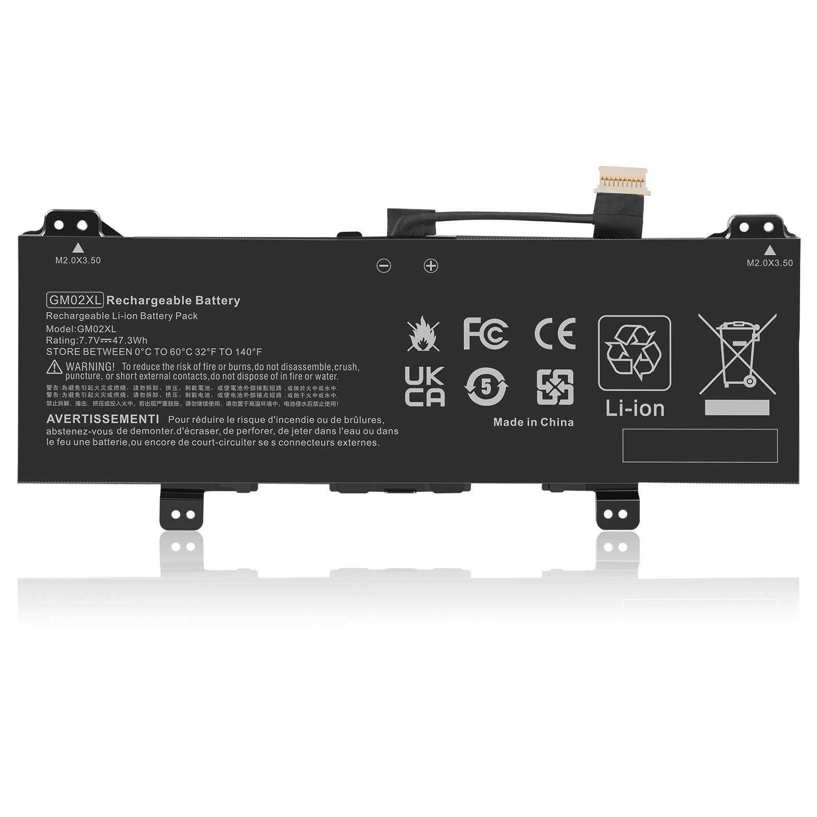 Batería para GM02XL HP Chromebook 11A G6 G7 EE GM02047XL HSTNN-DB7X HSTNN-UB7M(compatible)