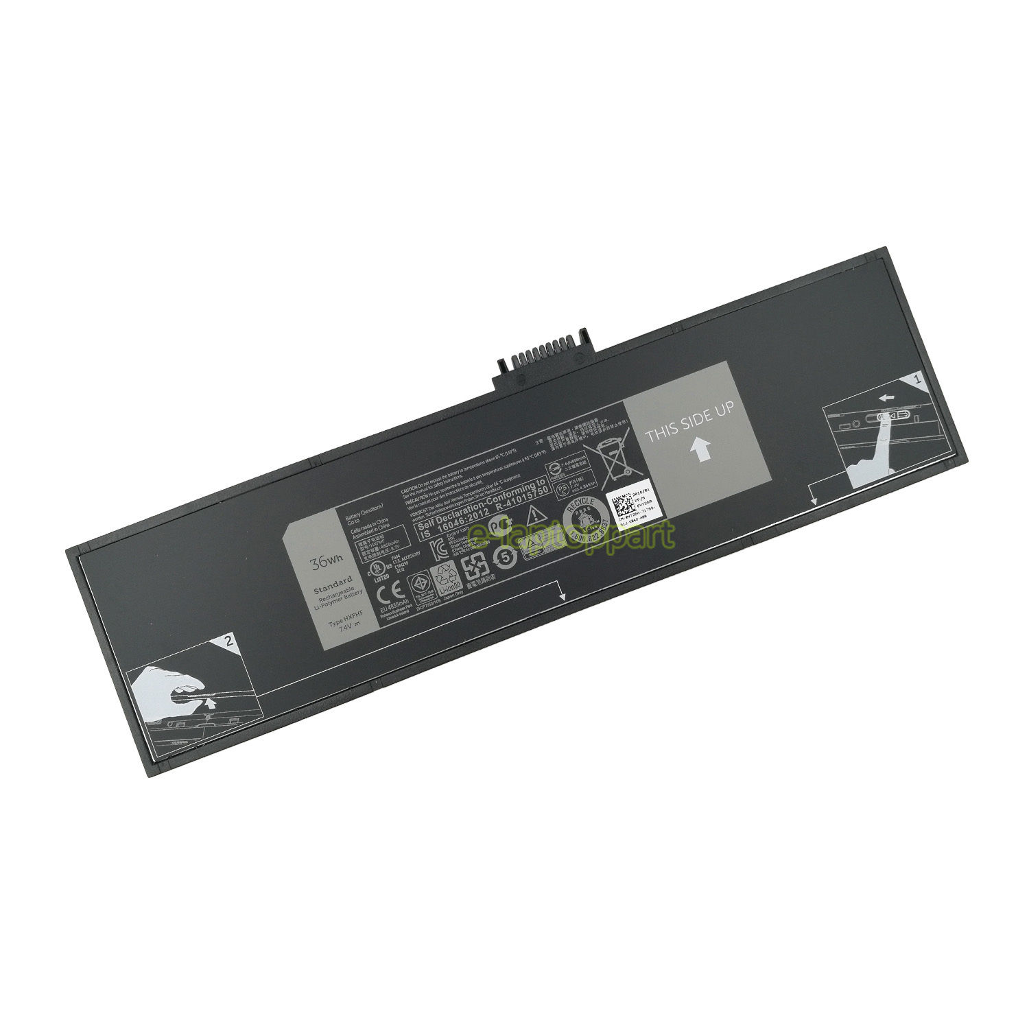 Batería para 36Wh HXFHF Dell Pro 8 T07G Venue 11 Pro 7130 7139 7140 T07G001(compatible)