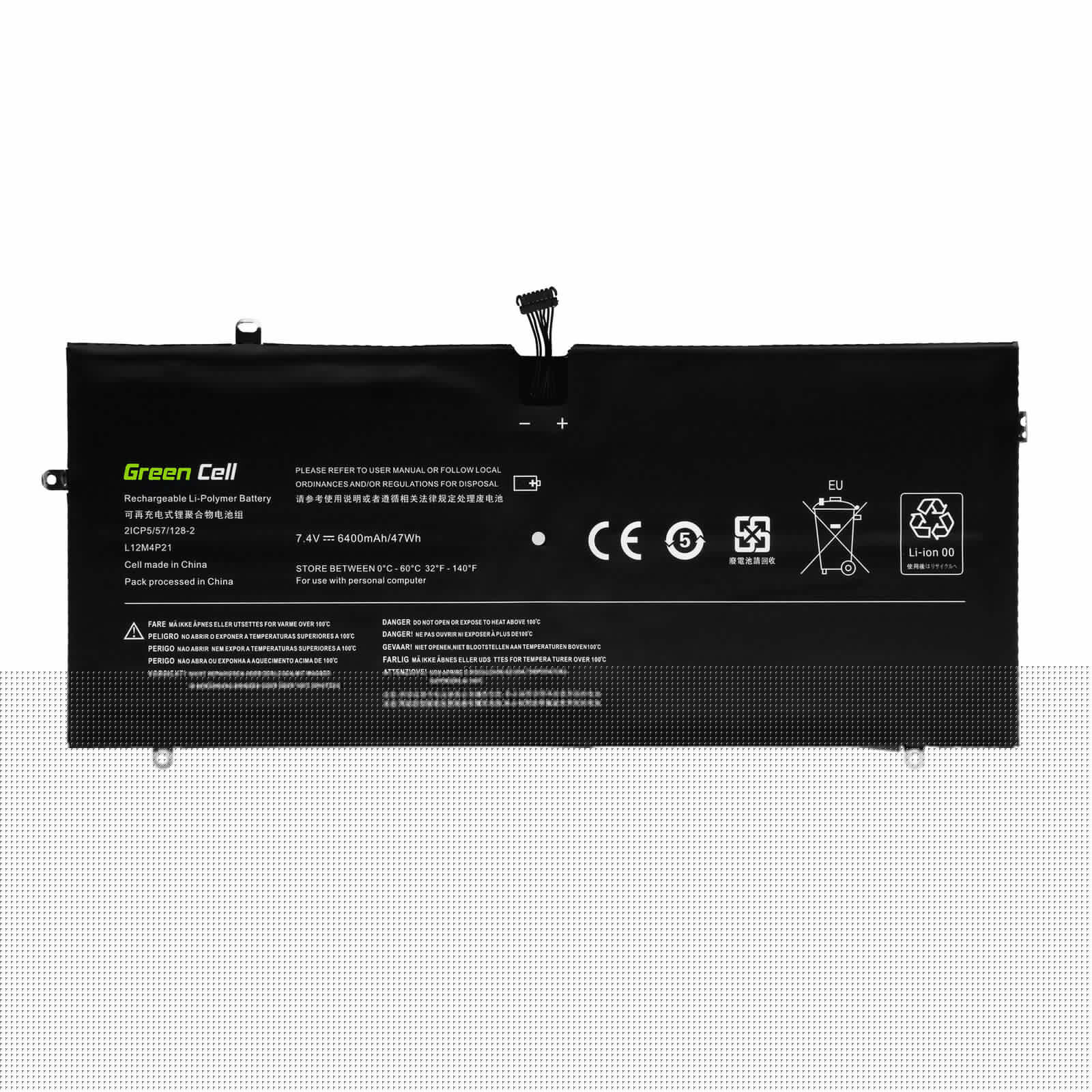 Batería para L12M4P21 L13S4P21 Lenovo Yoga 2 Pro 20346 280DQ 80AY 80DQ 6400mAh(compatible)