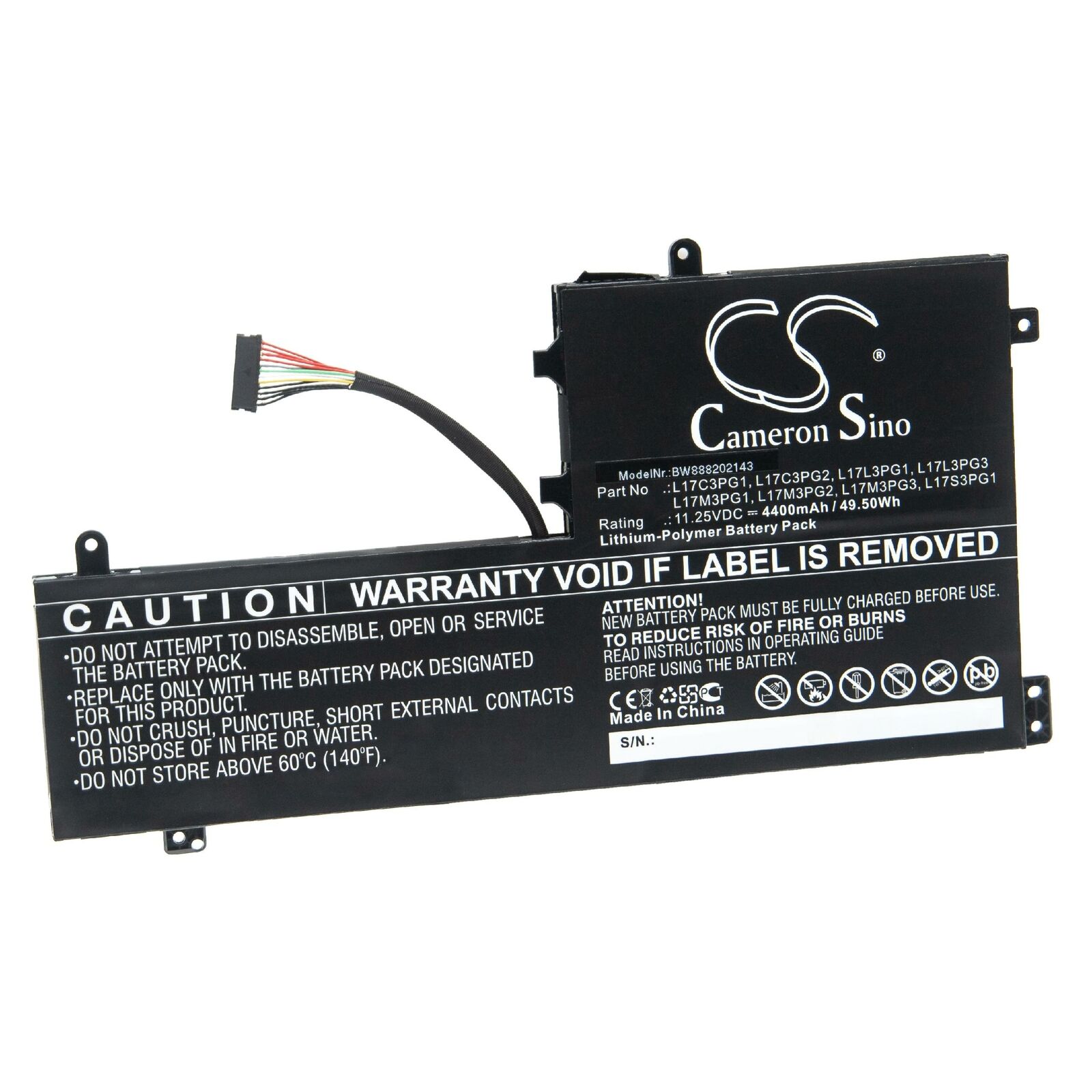 Batería para Lenovo Legion Y530 Y530-15ICH Y7000P L17L3PG1 L17M3PG1 L17C3PG1(compatible)