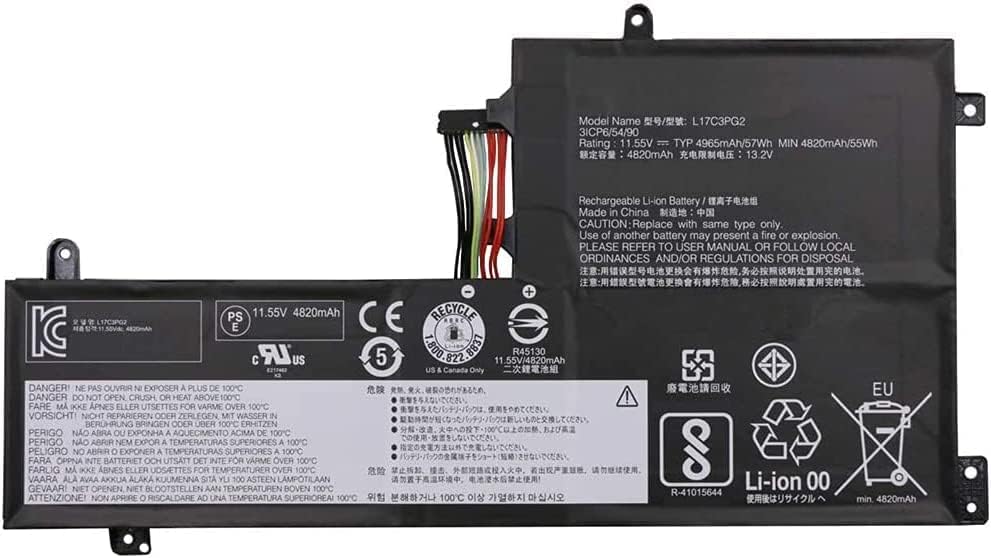Batería para 11.4V L17C3PG2 L17C3PG1 Lenovo Legion Y530 Y730 Y740-15ICH(compatible)