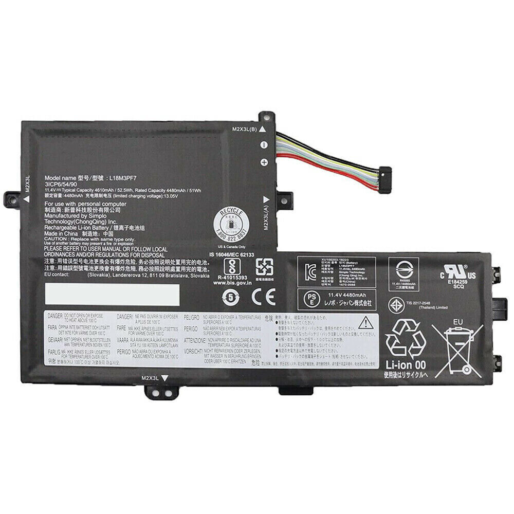 Batería para Lenovo Ideapad S340-14IML/14API/14IIL/14IWL C340-15IWL/15IIL, F. lex-15IWL/15IML/15IIL(compatible) - Haga un click en la imagen para cerrar