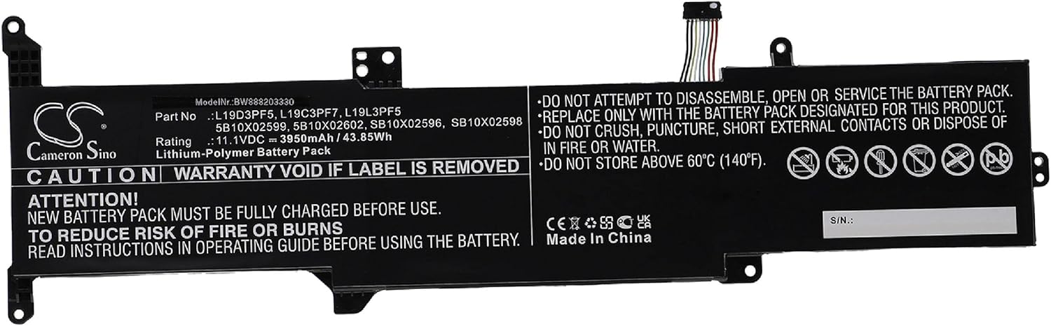 Batería para Lenovo IdeaPad 3-14ADA05 3-14ARE05 3-14IIL05 3-14IML05 3-15ADA05 3-15ARE05 3-15II. L05 3-15IML05 (compatible)