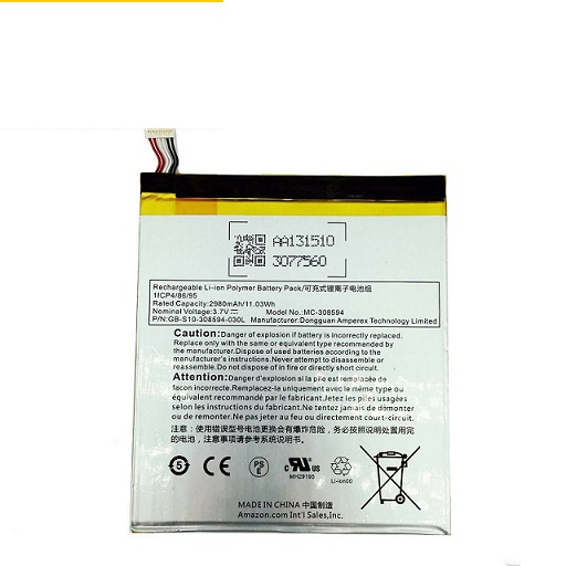 Batería Aamzon Kindle Fire 7, 5th Gen SV98LN 2015 MC-308594(compatible)