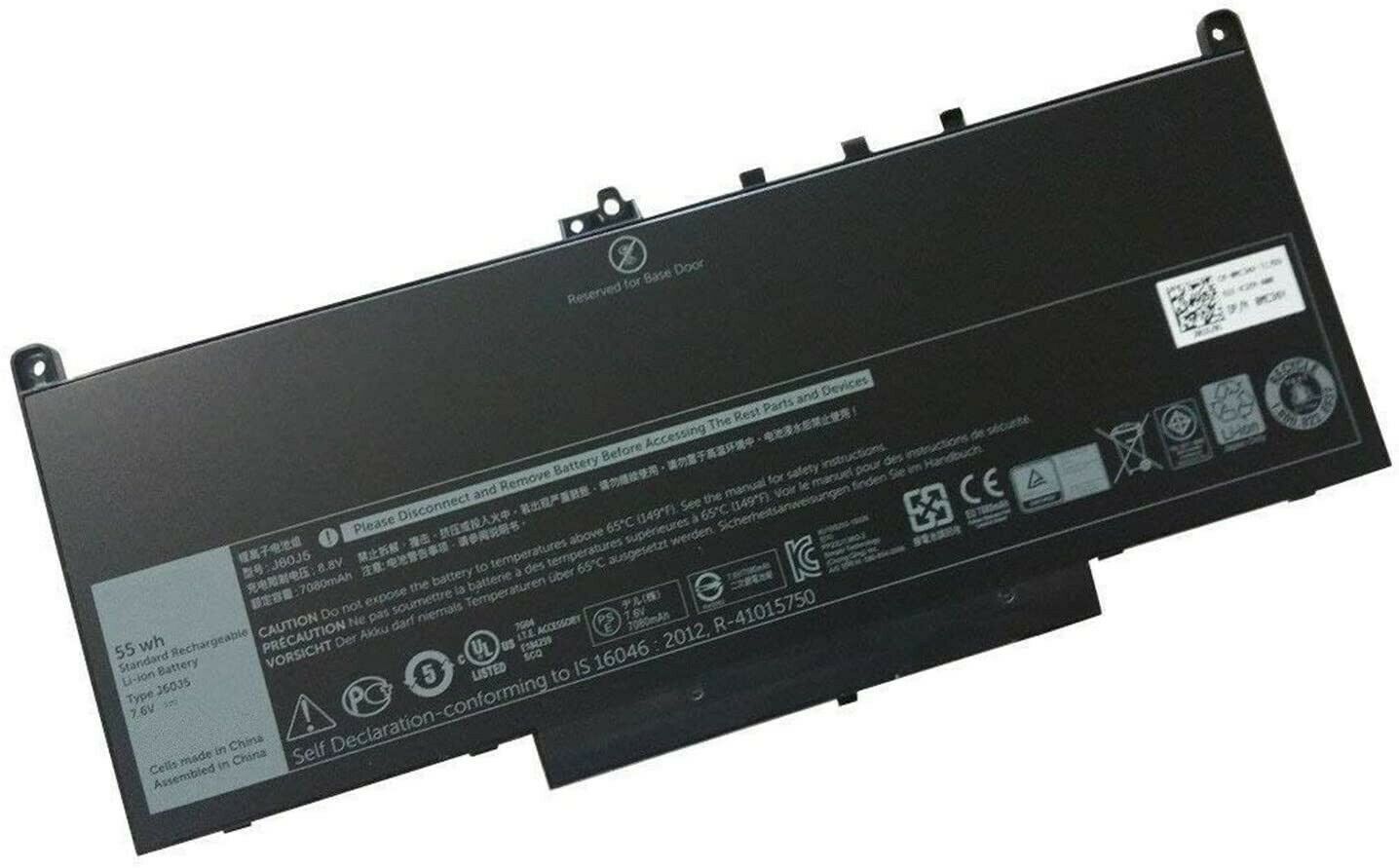 Batería para 7.6V 242WD J60J5 MC34Y 1W2Y2 0MC34Y Dell Latitude E7270 E7470(compatible) - Haga un click en la imagen para cerrar