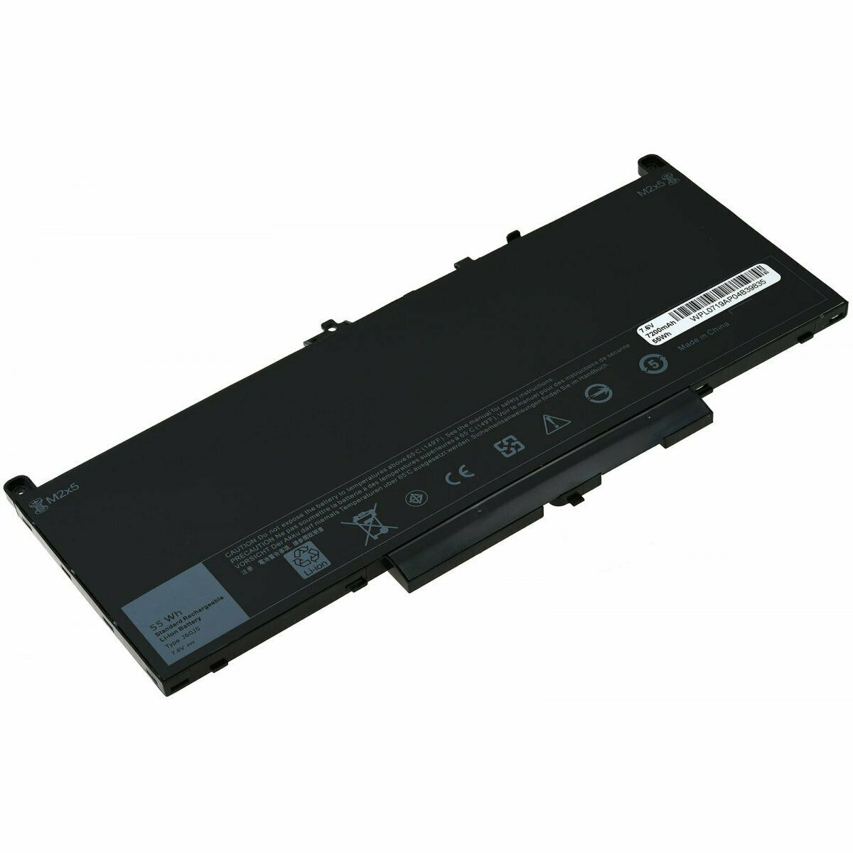 Batería para 7.6V 242WD J60J5 MC34Y 1W2Y2 0MC34Y Dell Latitude E7270 E7470(compatible) - Haga un click en la imagen para cerrar