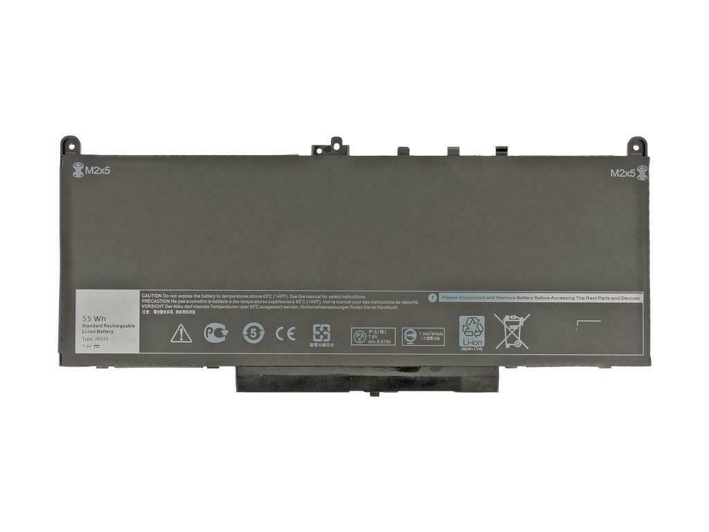 Batería para 7.6V 242WD J60J5 MC34Y 1W2Y2 0MC34Y Dell Latitude E7270 E7470(compatible)