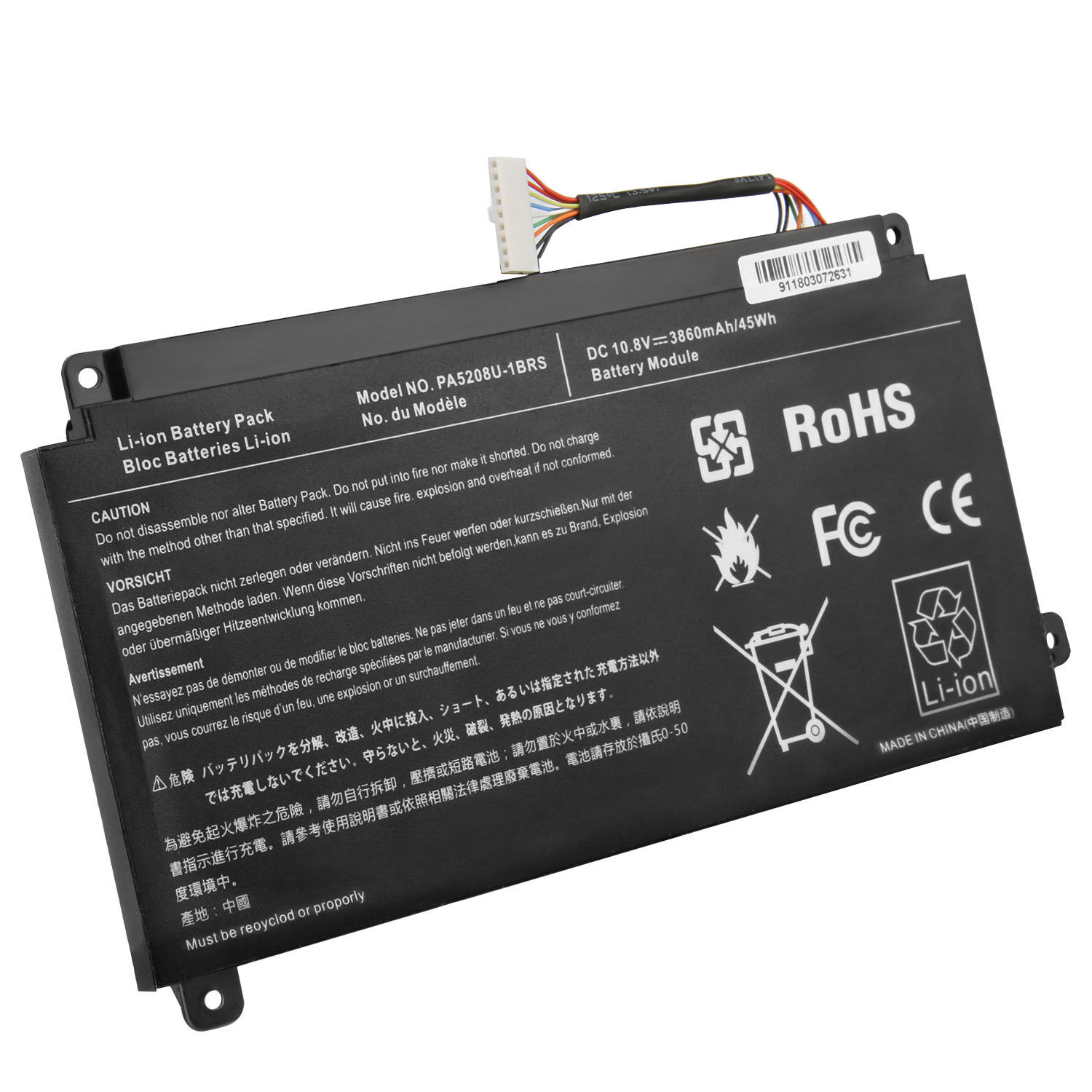 Batería para Toshiba Satellite Radius 14 L40DW L40DW-C L40W L40W-C(compatible) - Haga un click en la imagen para cerrar