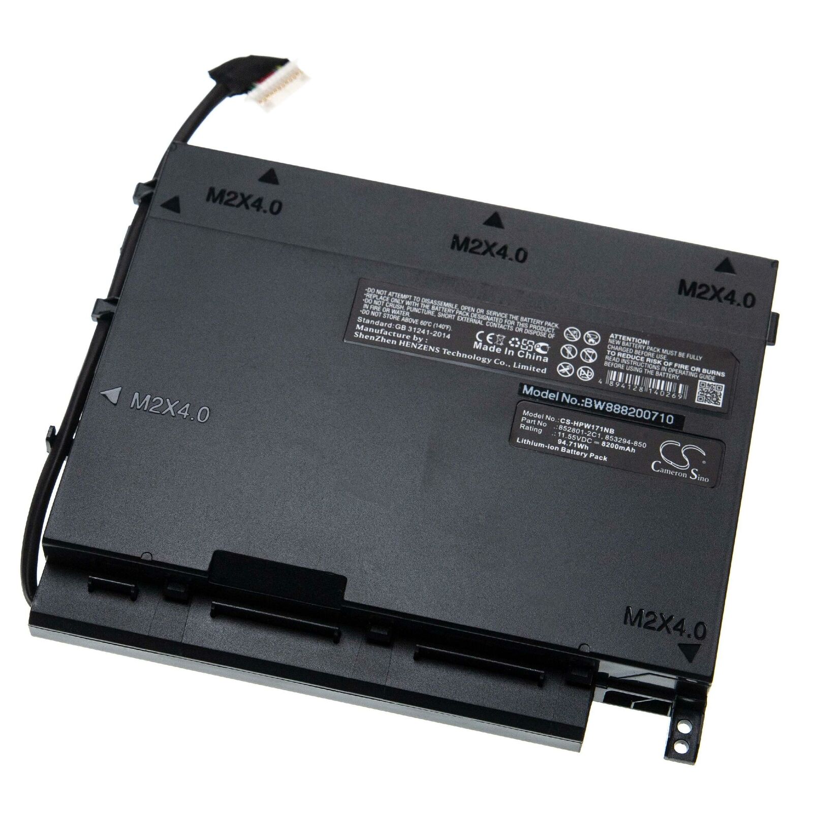 Batería para PF06XL HSTNN-DB7M 852801-2C1 853294-855 853294-850 HP Omen 17-W119TX(compatible)