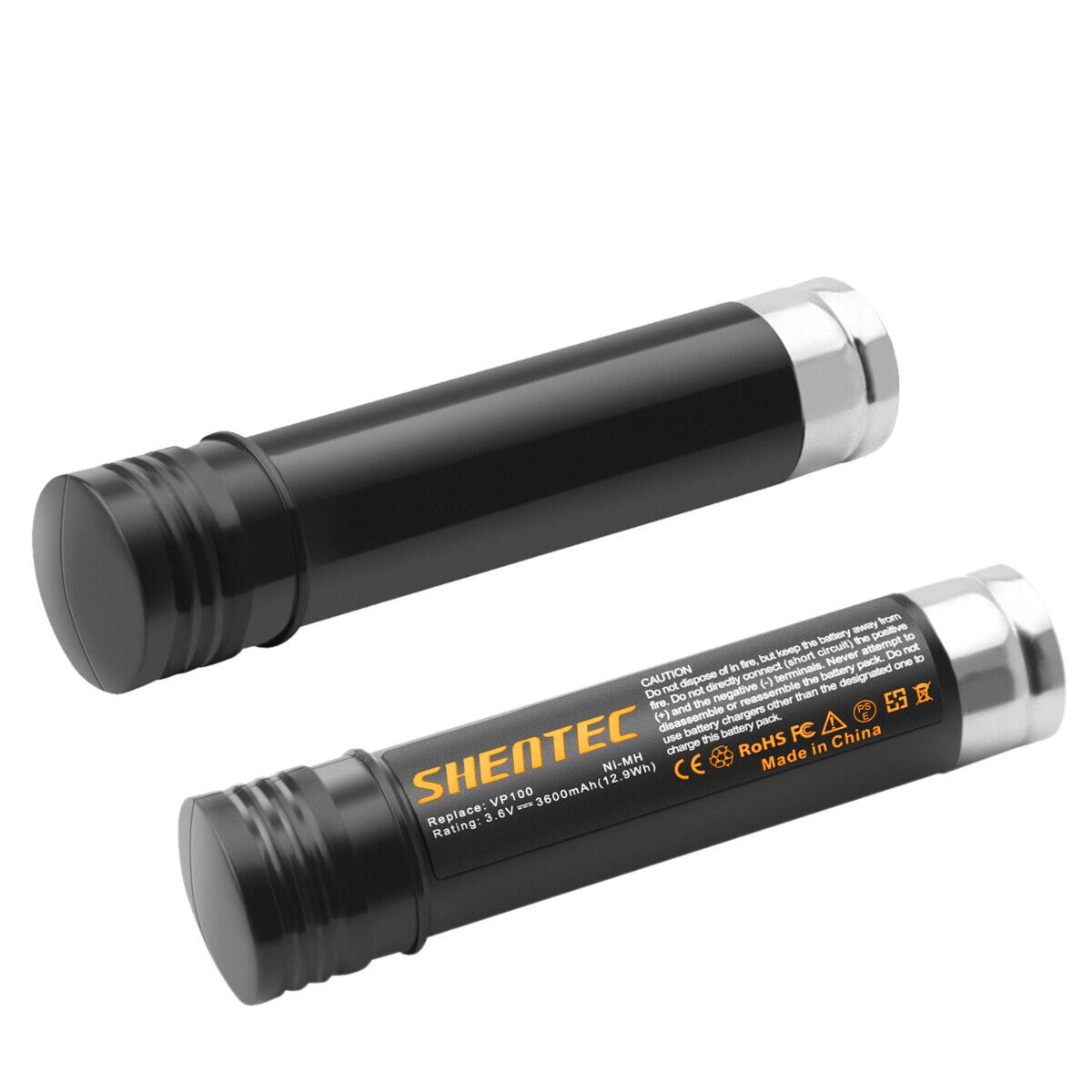 Batería 2X 3.6V 3600mAh Ni-MH Black & Decker 383900-004,151 995-02,388183-00 ,VP100(compatible)
