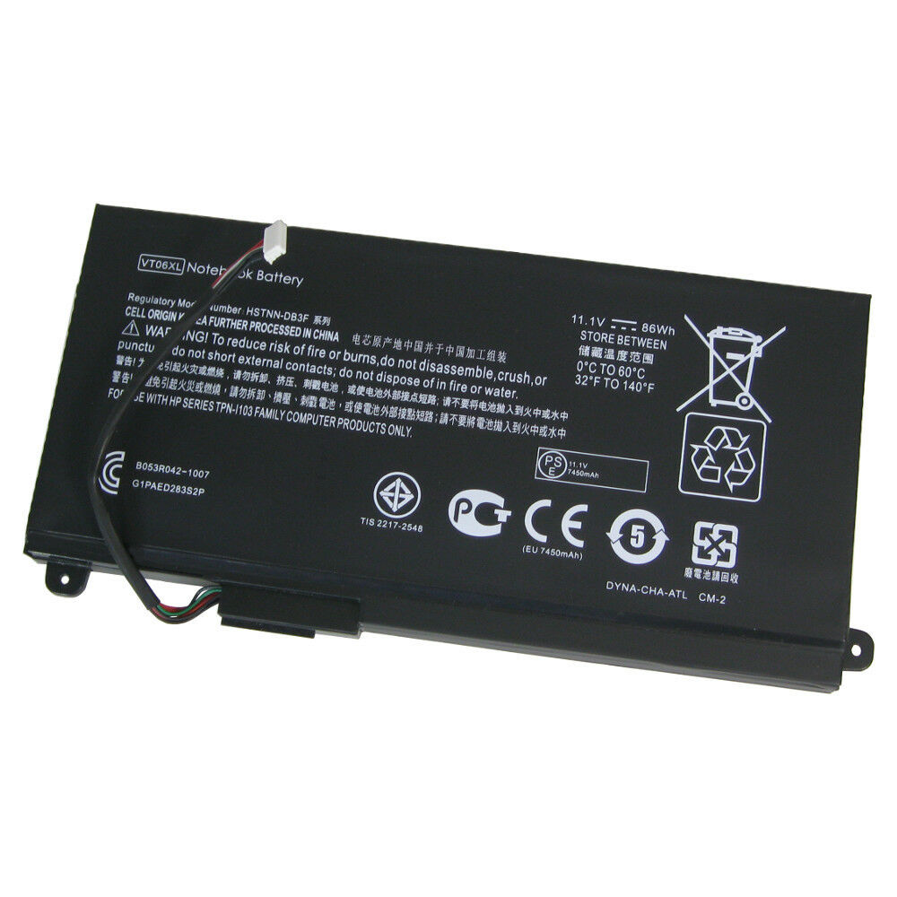 Batería para HP Envy 17-3000 Series VT06XL HSTNN-DB3F,HSTNN-IB3F,TPN-1103(compatible)