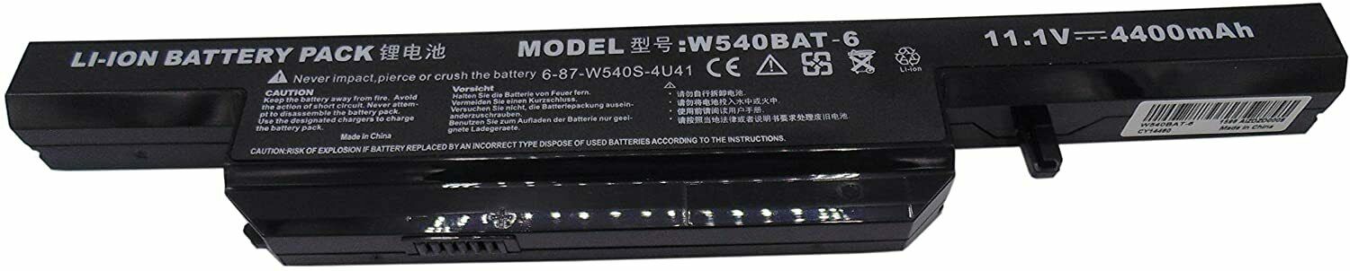Batería para W540BAT-6 CLEVO W55EU Aquado M1519 Terra 1529h W550EU W550SU(compatible) - Haga un click en la imagen para cerrar
