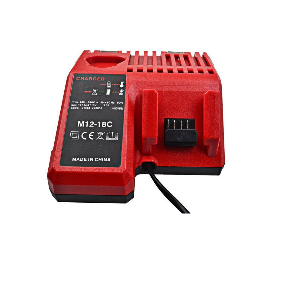 cargador milwaukee M18 18V RED Li-ion(compatible)